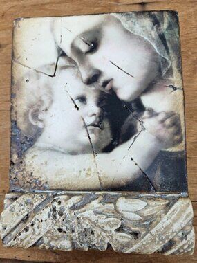 Sid Dickens Memory Block Tile Divinity T179 Madonna and Child Retired